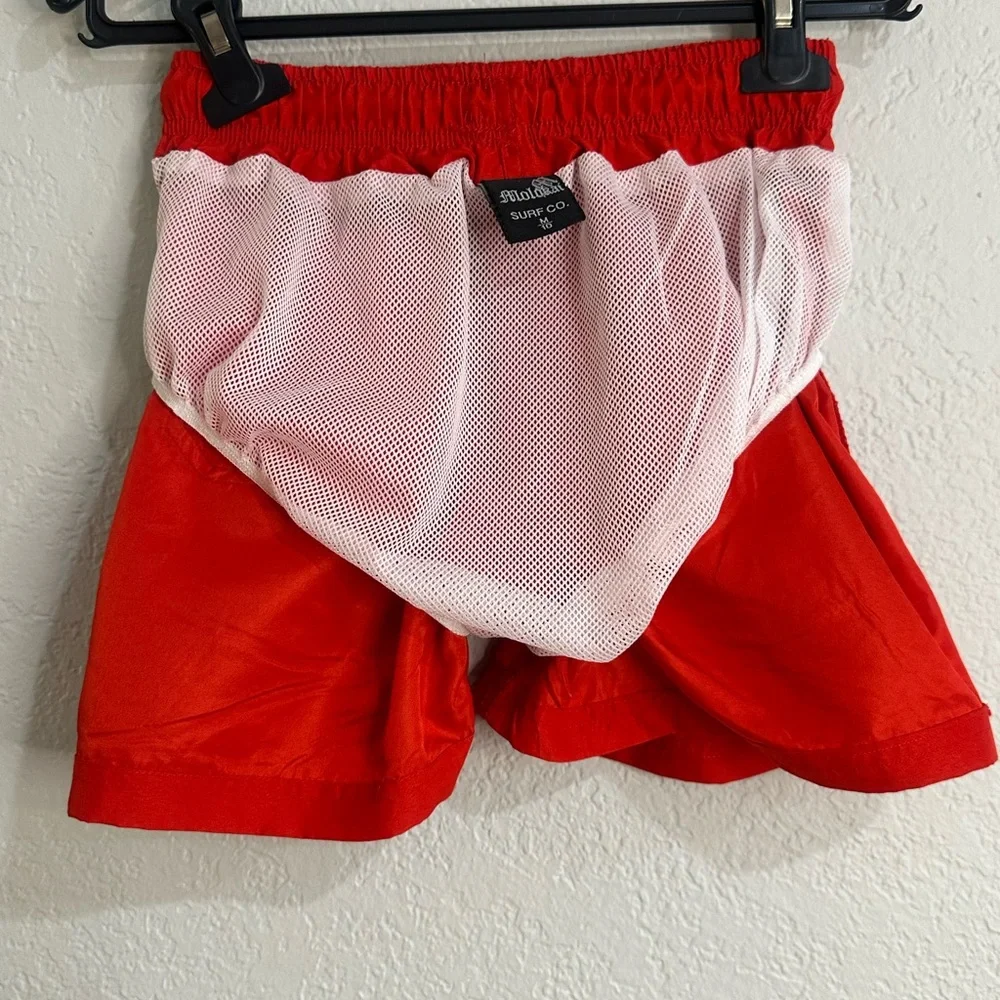 Molokai Surf Co. Red Swim Shorts for Boys Size M (10) - Picture 8 of 10